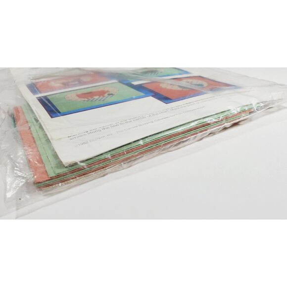 New Vtg Current Hearts Counted Cross Stitch Note Card Kit Set Of 4 5 X 7 1986 - Picture 6 of 6